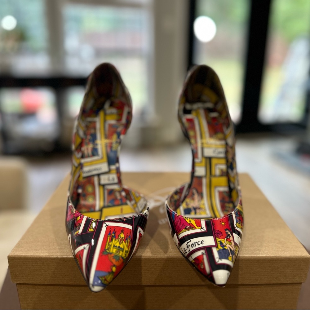 Patent Iriza Tarot. The fieriest pair of heels you could own